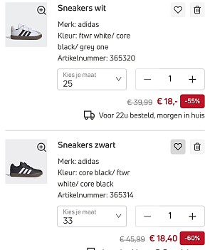 Adidas koopje