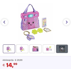 -50% Fisher Price Ontdekkingstas