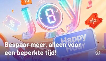 Joybuy Happy Hour: €1 en €2,50 deals