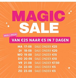 Tot 5€ per stuk bij Fashionmusthaves