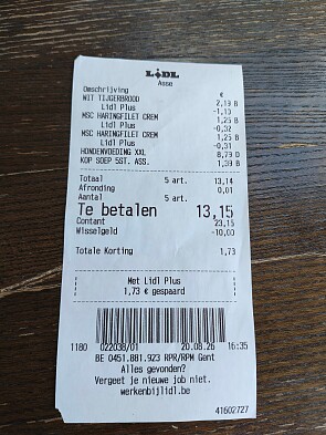 Tijgerbrood aan €1,09 bij Lidl