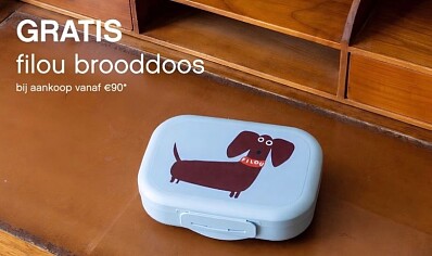 Brooddoos bij aankoop