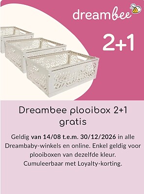 Dreambee plooibox 2+1 gratis
