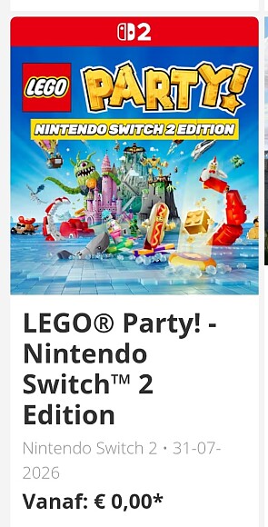 Tot 92% korting op Nintendo switch games!