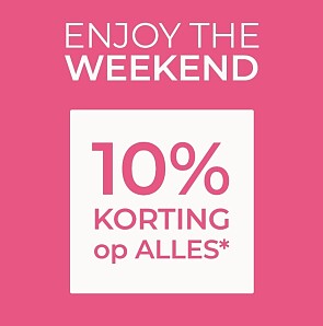 10% korting op alles