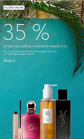 35% korting bij aankoop vanaf € 25,-
