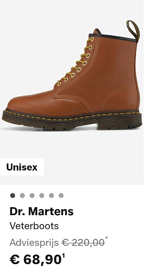 Tot 70% korting op Dr Martens