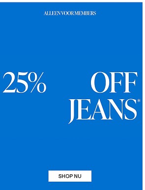 25% off Jeans