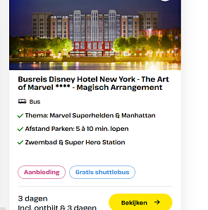 Disneyland Parijs: Magisch Winterarrangement vanaf €229 + INCLUSIEF ontbijt