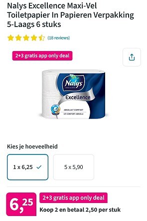 Nalys Excellence 30 rollen
