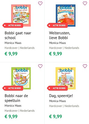 Bobbi kinderboekjes -50%