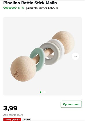 Pinolino Rattle Stick Malin