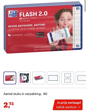 Oxford a7 gelijnde Flashcards