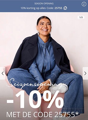 10% korting op alles