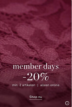 20% korting bij Hunkemöller