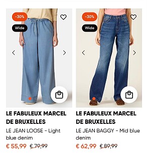 ALLE JEANS LE FABULEUX MARCEL DE BRUXELLES -30%