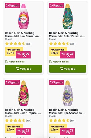 Robijn 2+5 gratis