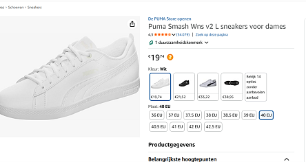 puma dames sneakers