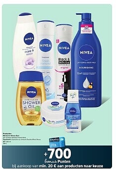 700 bonuspunten extra bij aankoop Nivea bij Carrefour hyper