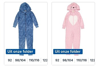 Kinder onesies voor 10 euro