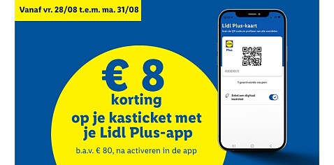 Scoor 8€ bij Lidl!
