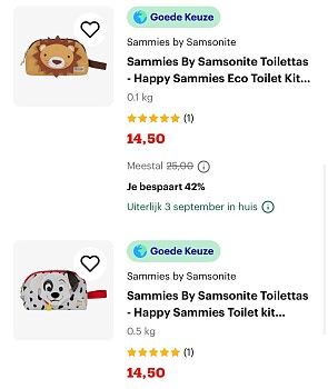 Samsonite toilettassen