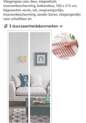Vliegengaas zonder boren 10,99€