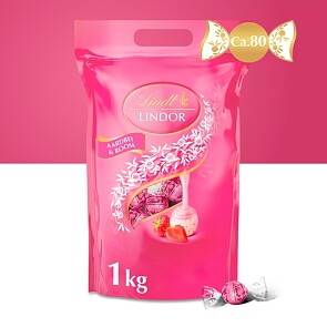 Lindt LINDOR Aardbei & Room 1kg
