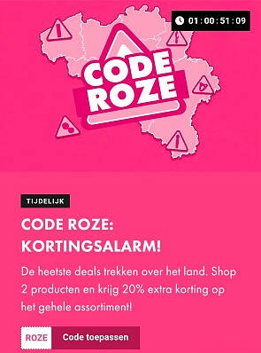 20% korting bij aankoop van 2 producten