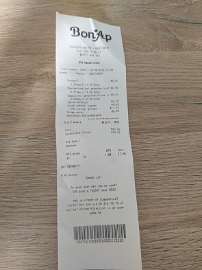 Bon app gratis préparé van de chef
