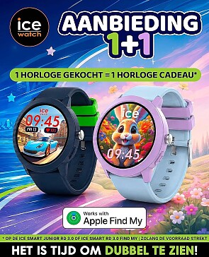 Ice-Watch smartwatch voor kinderen 1+1
