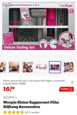 Woopie Kleine Kappersset -59%