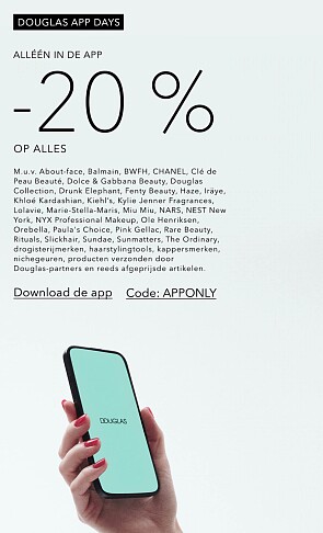 -20% bij Douglas