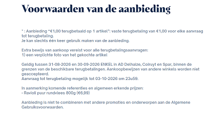 Cashback op Zapetti Ravioli via Shopmium!