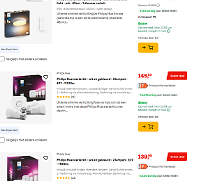 💡 Alléén vandaag: tot 40% Select-korting op Philips Hue!