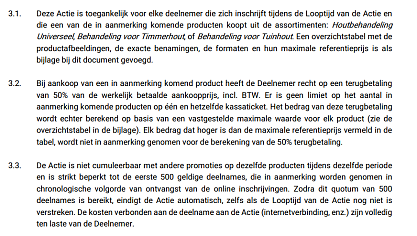 🍂 50% terugbetaald op V33 houtbehandeling!