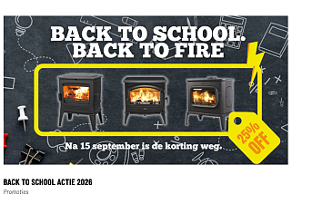 25% korting op Dovre kachels
