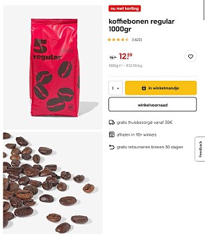 koffiebonen regular