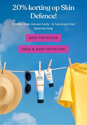 20% korting op Skin Defence