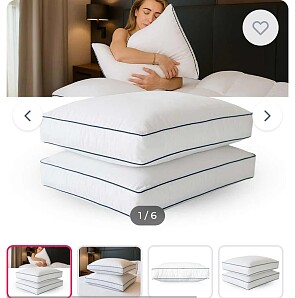 Hotel boxkussens 1+1 gratis