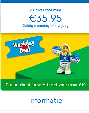 🎟️ Legoland Weekday Deal: 2 tickets voor maar €35,95!