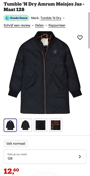 Tumble 'N Dry Meisjes Jas