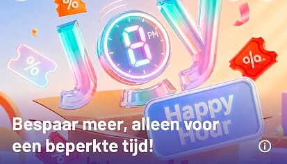 Donderdag 03/09 om 20u Joybuy Happy Hour