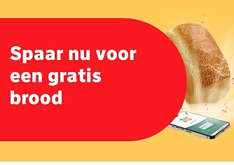 Gratis brood met spaaractie via de Colruyt extra app