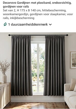 Gordijnen voor 11,95€