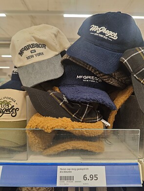 MC Gregor petten voor 6,95€