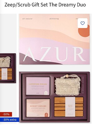 -65% Giftset Azur natural bodycare