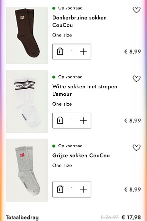 My jewellery socks