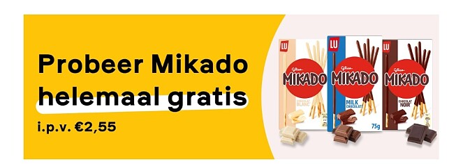 Mikado 100% cashback bij Woolsocks 🎉