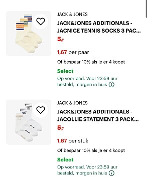 Jack & Jones sokken